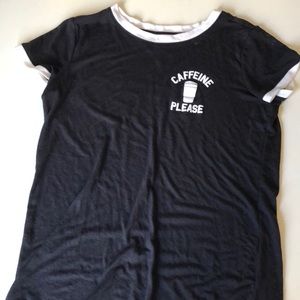“Caffeine Please” Print Shop t-shirt
